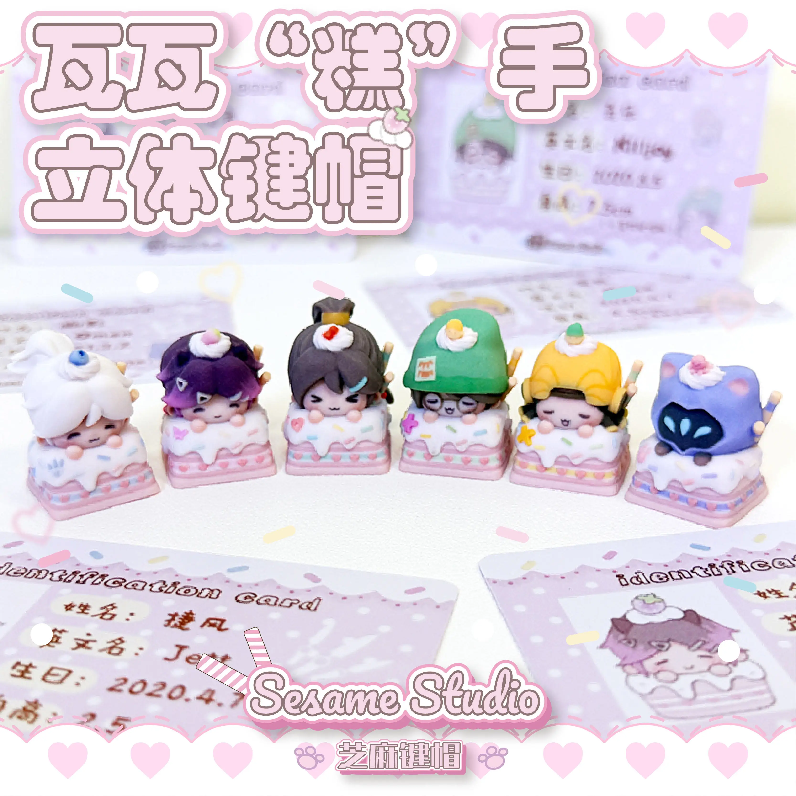 Set Keycaps Tema Kue Valorant, - 3D Printing Keyboard Keys ulasan dan harga