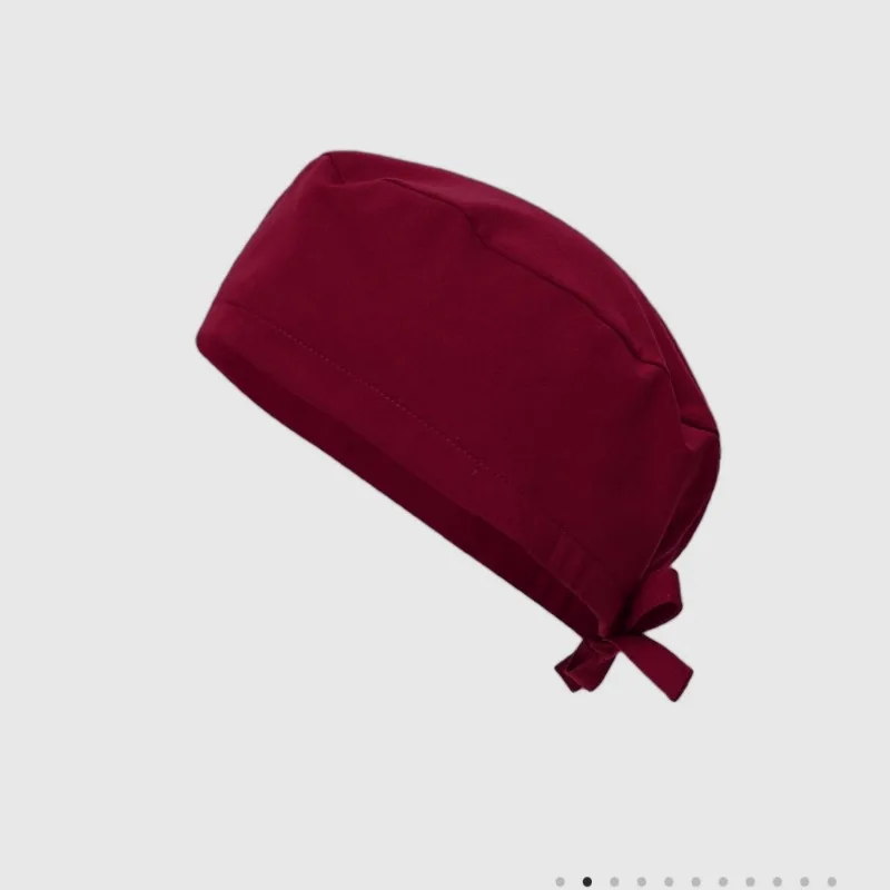 Cappello Scrub Unisex con berretto da lavoro assorbente dal sudore per salone di bellezza stampa di cartoni animati cappello da lavoro con controllo dei denti accessori per infermiere all'ingrosso