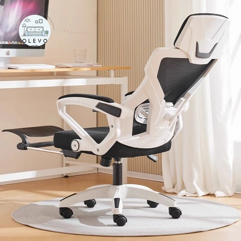 เก้าอี้คอมพิวเตอร์ เก้าอี้สํานักงานที่บ้าน สบายอยู่ประจํานักเรียน เก้าอี้เล่นเกม เก้าอี้หอพัก ที่นั่งปรับเอนตามหลักสรีรศาสตร์ Ufficio