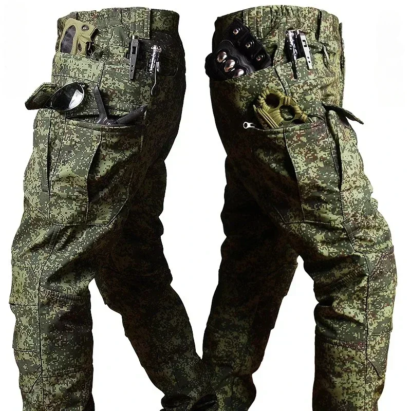 NONE Winter Camouflage Tactical Suit Black/Size L 3