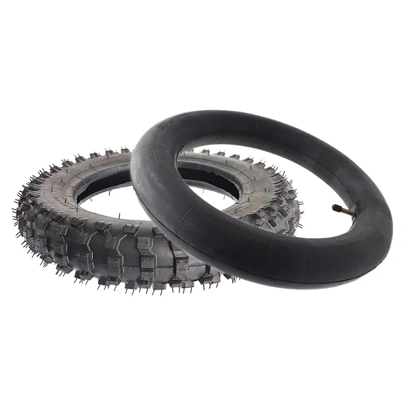 3.00-10 Tyre with Inner Tube For Motocross Racing Motorcycle Dirt Pit Bike Atomik SSR SDG GY6 Scooter 80/100-10