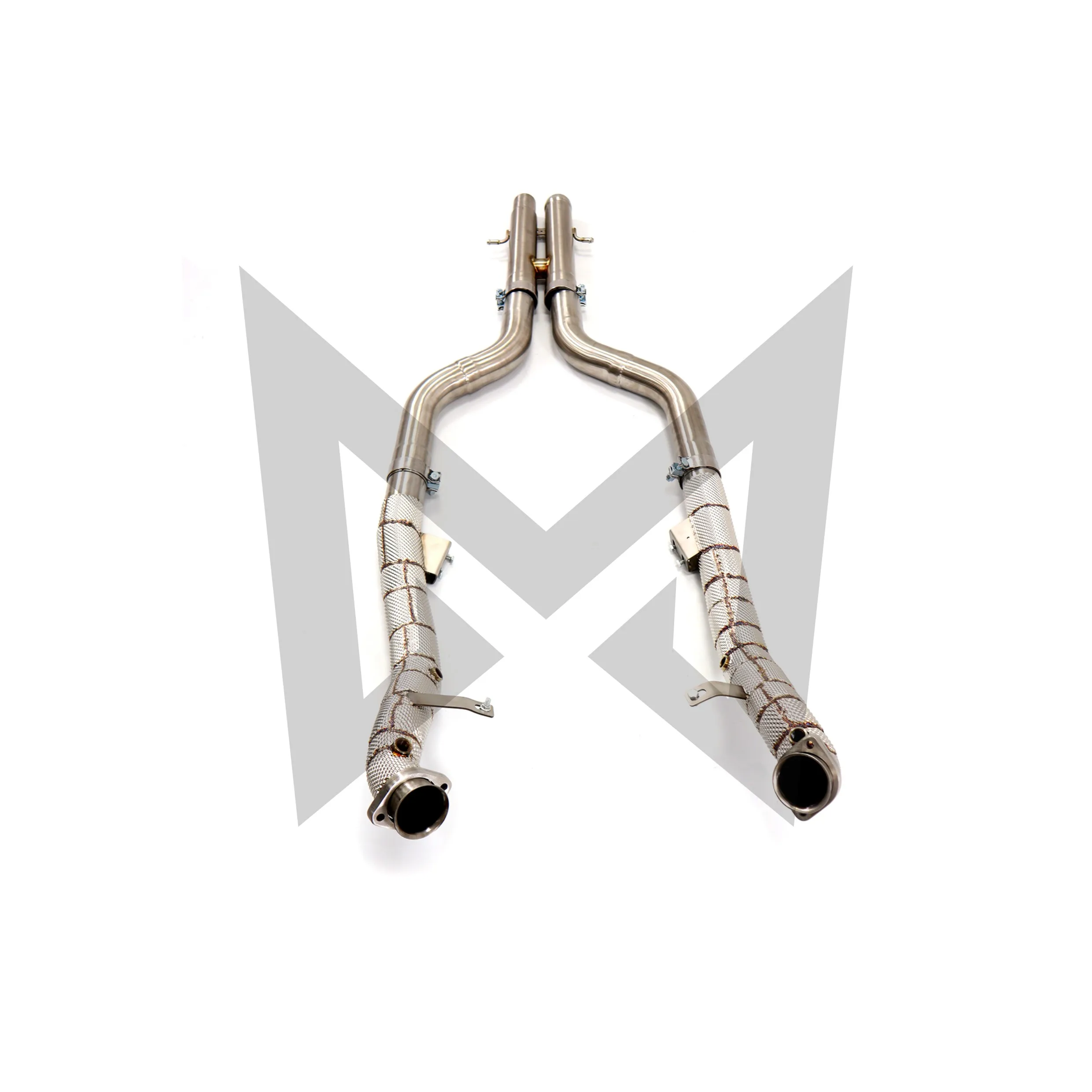 Suitable for BENZ S63 W221 5.5T Stainless steel Downpipe High Flow Performance Exhaust fitting With Heat shield