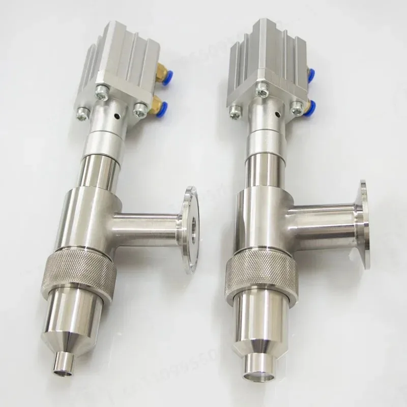 304 Stainless Steel Anti-Drip Filling Head Chuck Straight Head Pneumatic Filling Machine Accessories Discharge Nozzle