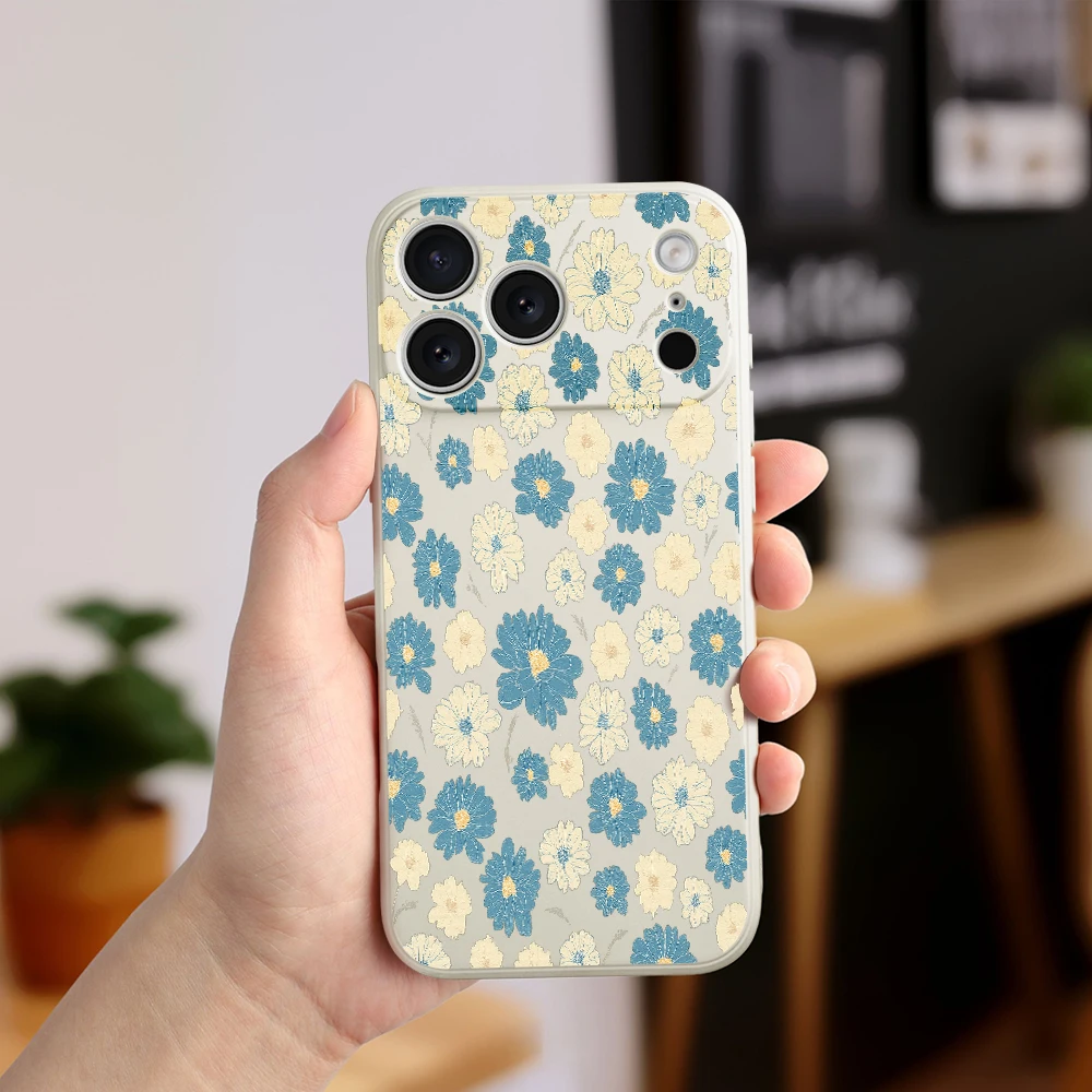 ديزي نمط حافظة من البولي يوريثان كوكه آيفون 17 برو ماكس 17 الهواء 16 15 14 13 12 11 برو ماكس XS Max7 8 Plus 16e 16 Plus