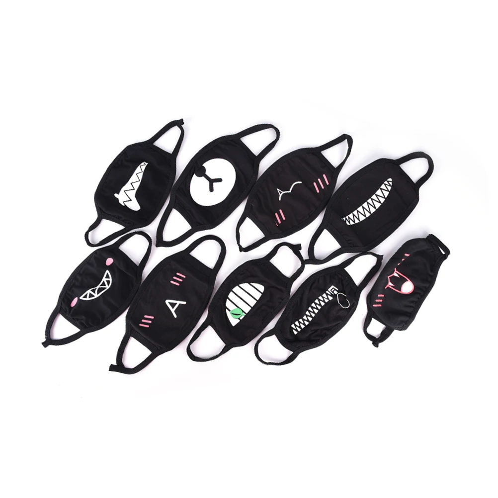 قناع وجه قطني لطيف مضاد للغبار والضباب وقناع فم للتنفس البارد لحماية ركوب الخيل في الهواء الطلق