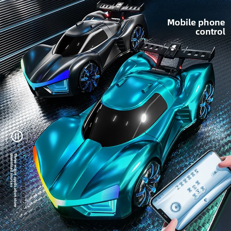 Drift Remote Control Car 4WD Gesture Sensing rc vehicle New Energy Concept Rc Car With Music Charging Station LED Light Kids Toy