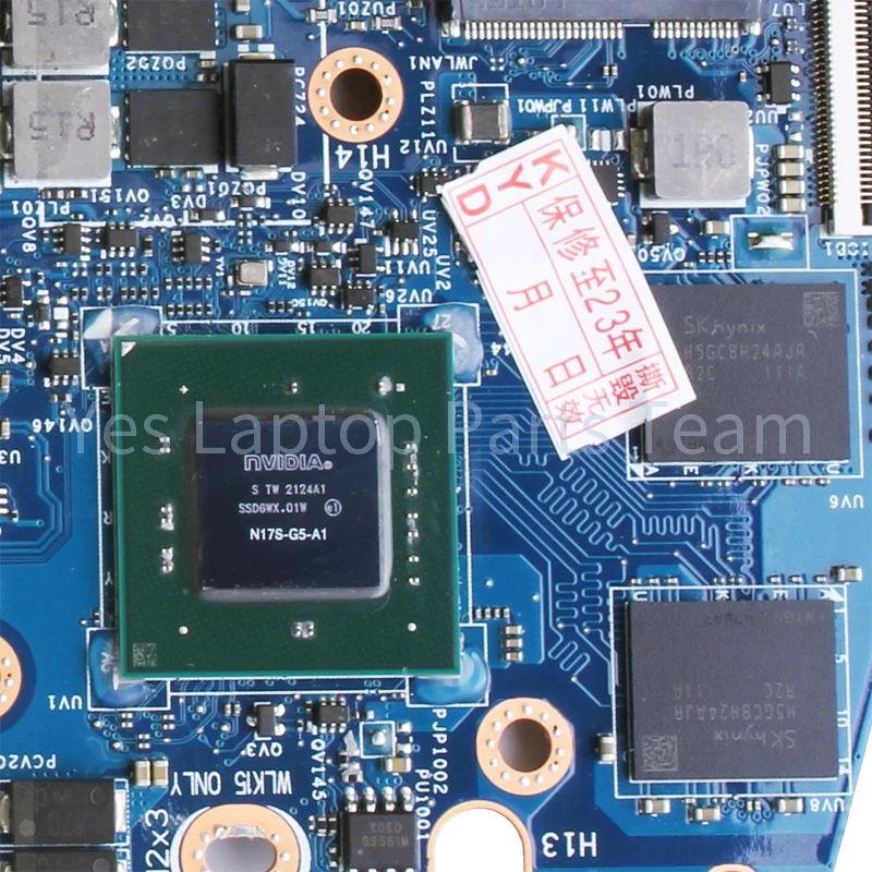 Imagem -04 - Placa-mãe do Portátil para Dell La-l242p para Dell Vostro 3510 Gpu 2g 0v799w 0tn0c6 04h6fv I51135g7 I7-1165g7