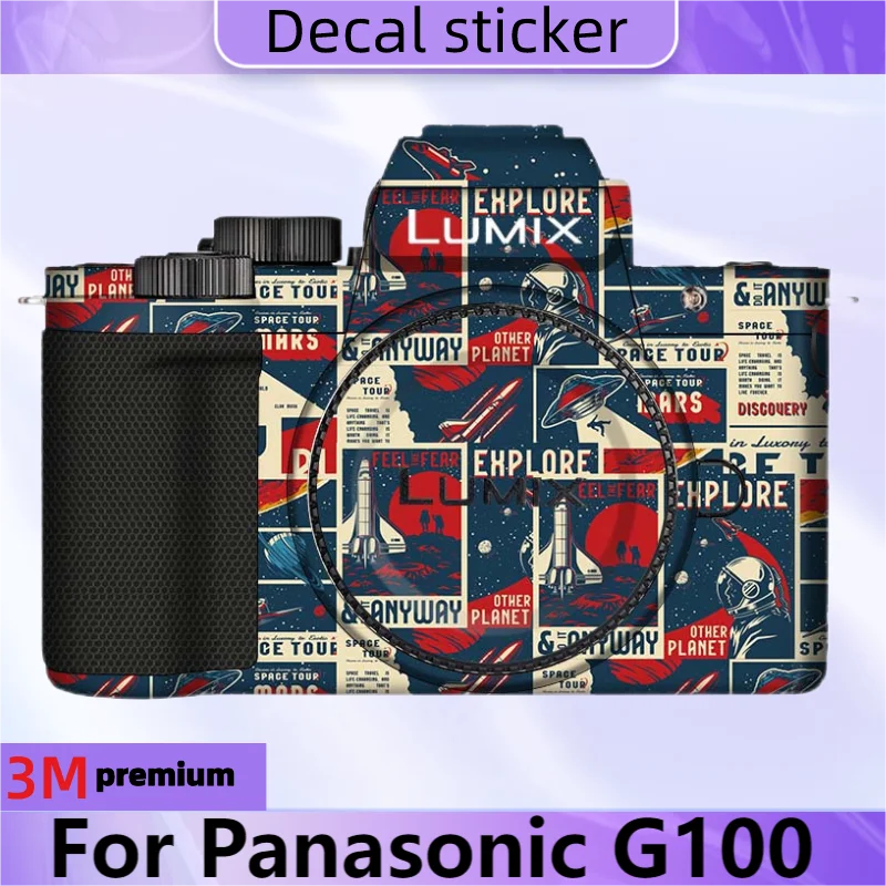 For Panasonic G100 Camera Sticker Protective Skin Decal Vinyl Wrap Film Anti-Scratch Protector Coat G 100