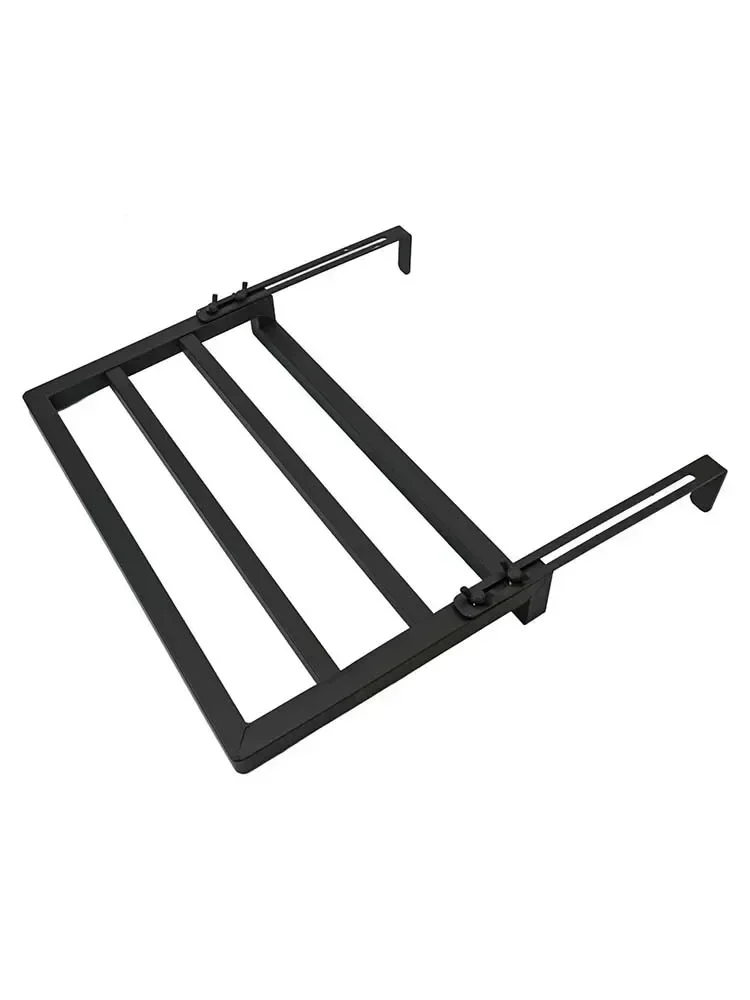 Rel Handuk Gantung 40Cm Tempat Penyimpanan Gantungan Kain Tempat Handuk Kamar Mandi Dapur Baja Tahan Karat untuk Handuk Radiator Pemanas