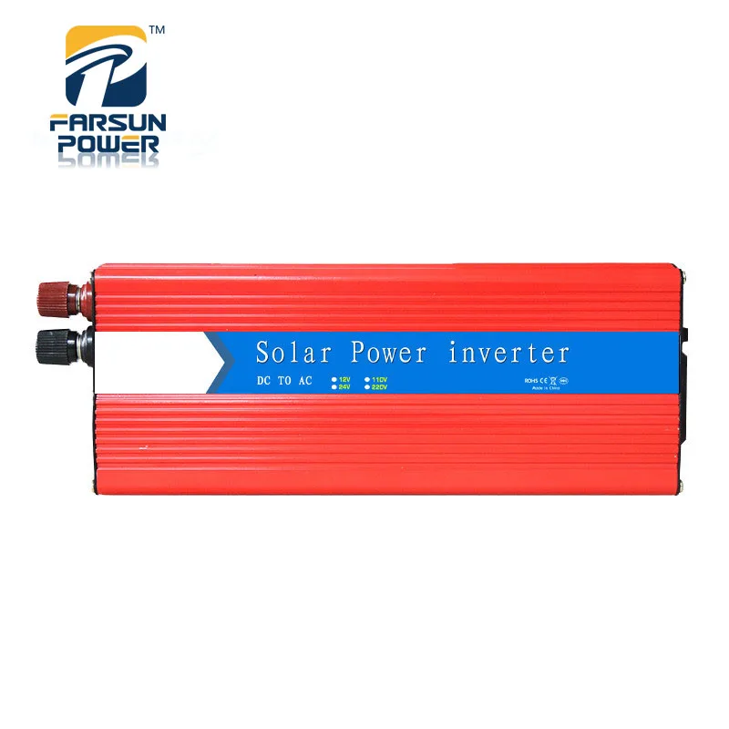 Modified inverter car 12v 24v to 220v hybrid power inverter 3000 W farsun power split system inverter