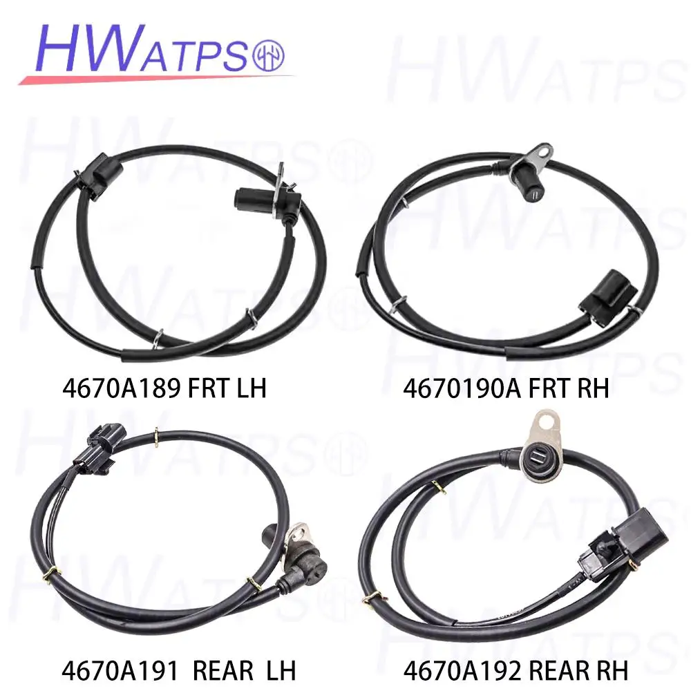 

4670A189 4670A190 4670A191 4670A192 HONGWIN New Front Left Right Wheel Speed ABS Sensor For Mitsubishi Pajero Van High Quality