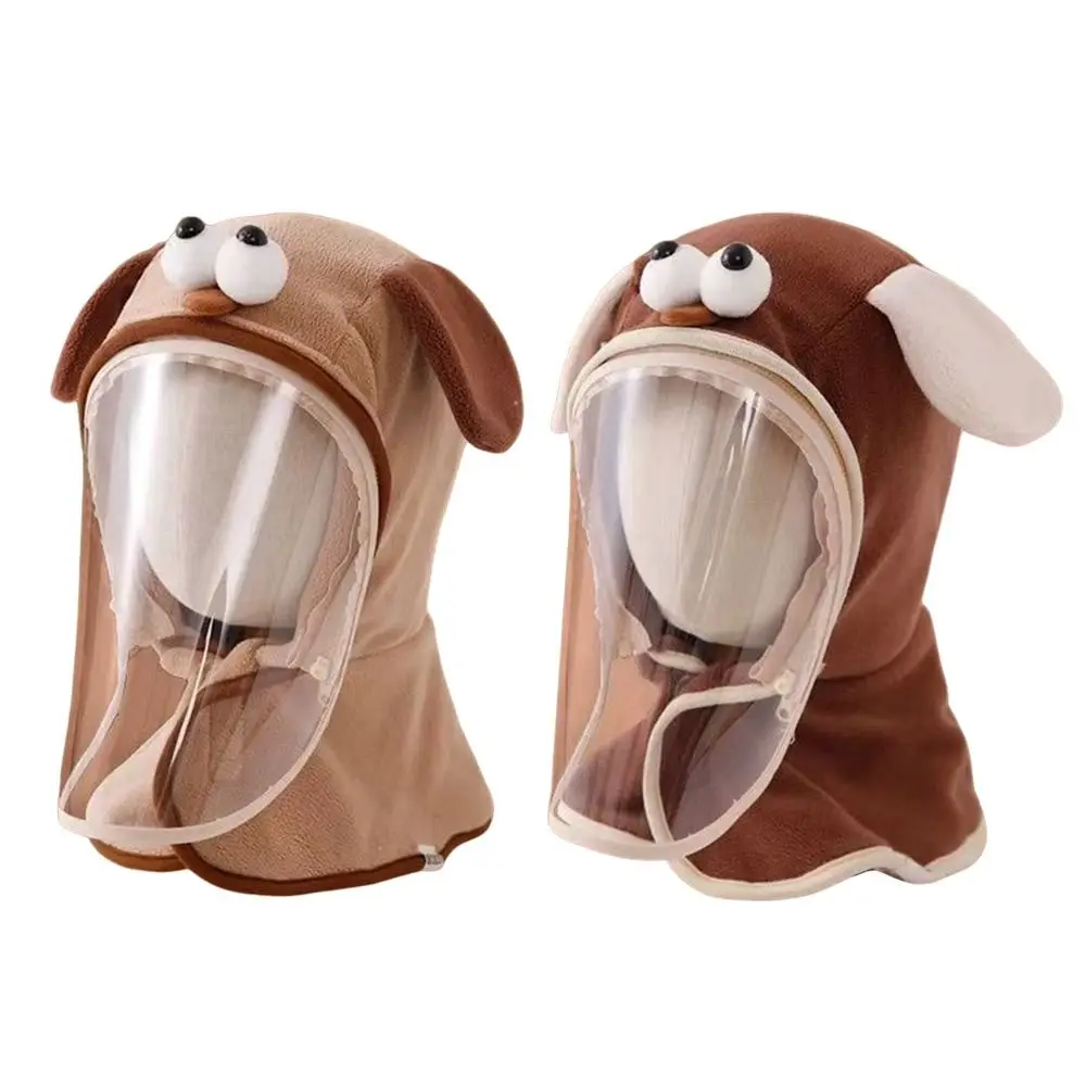 Unisex Cartoon Winter Hat Windproof Adjustable Baby Hat Cold Protection Detachable Face Mask