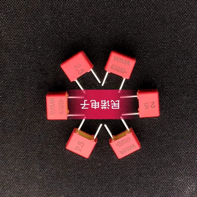 5/10/50pcs German WIMA Film Capacitor FKP2 63V 0.0047UF 63V 472 4700PF Pitch 5mm Audio passive capacitor