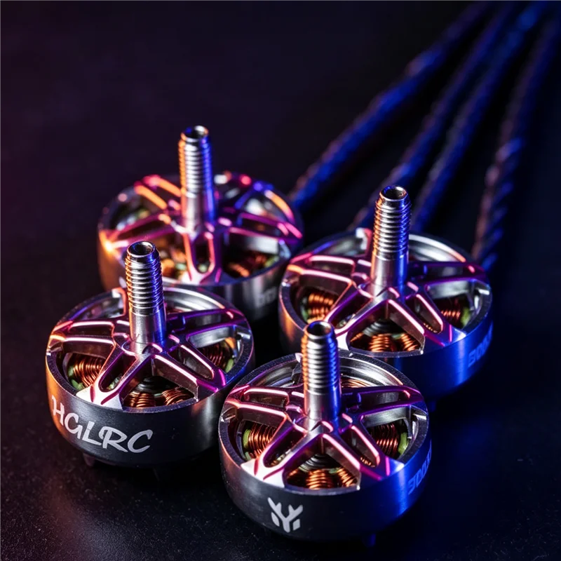 HGLRC 4 Pack 2306.5 1900KV 5-6S High Torque FPV Racing Motors