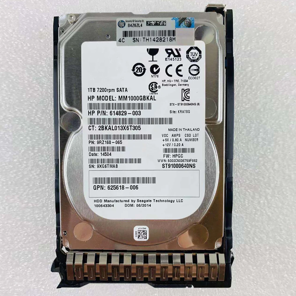 For HP 655710-B21 656108-001 1T SATA 2.5" Gen8 Server Dedicated Hard Drive