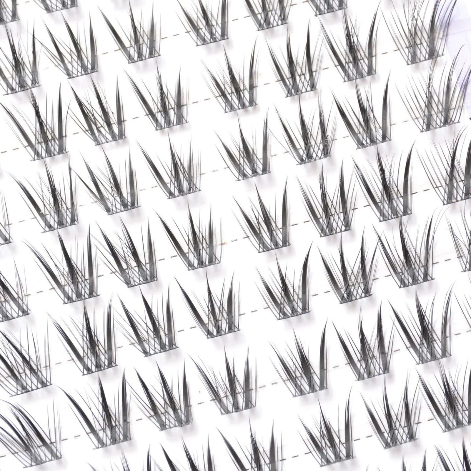 中国風つけまつげフォックススタイルシングルクラスターラッシュセグメント化されたフライングナチュラルフェイクまつげメイクアップツール