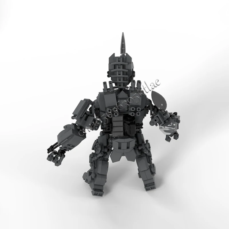 جديد 730 قطعة MOC الإبداعية تخصيص الأسود القتالية روبوت اللبنات نموذج التعليمية لتقوم بها بنفسك تجميع لعبة للبنين هدية عيد ميلاد