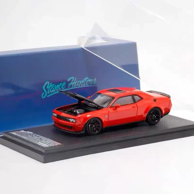 SH Diecast 1/64 مقياس دودج سبيكة سيارة نموذج دودج تشالينجر لعب المركبات Hellcat SRT تحصيل لعب للبنين الصندوق الأصلي #6