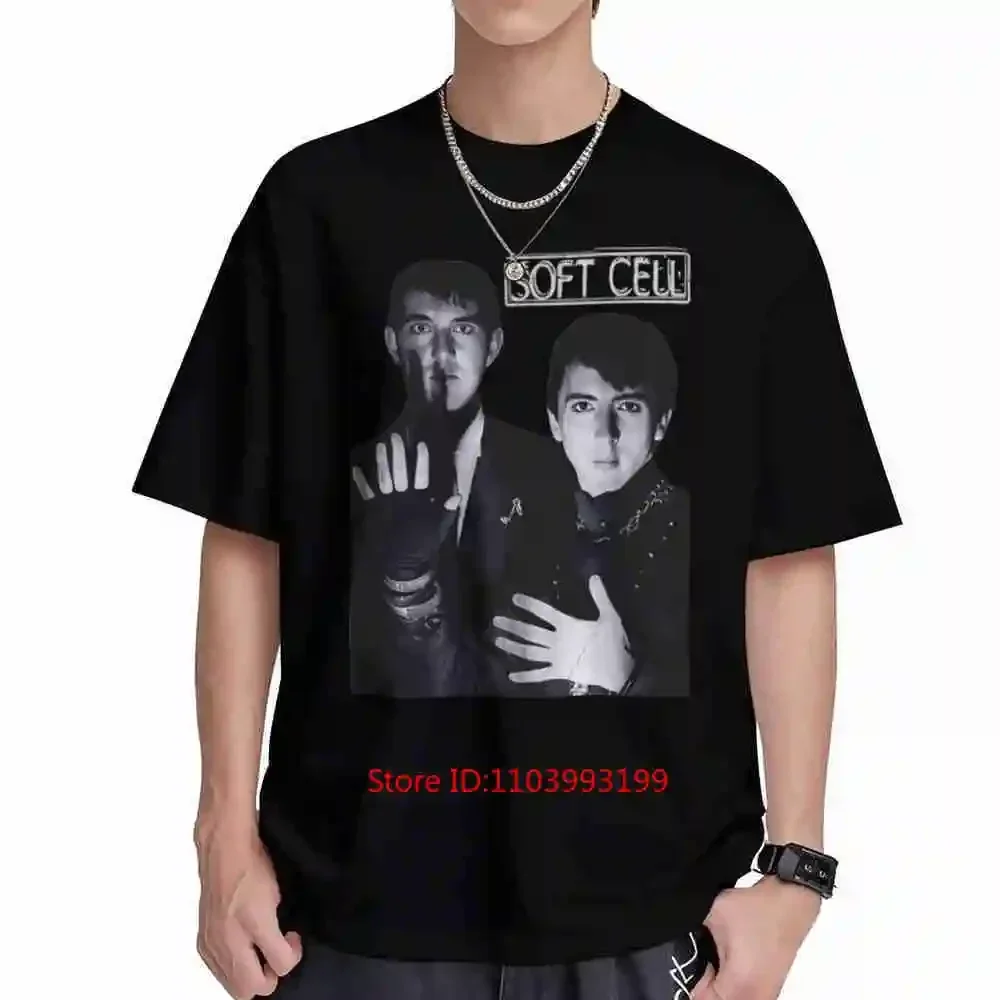 Soft Cell Synthpop New Wave Pop Rock Short Sleeve Tee 100% Cotton T-Shirt