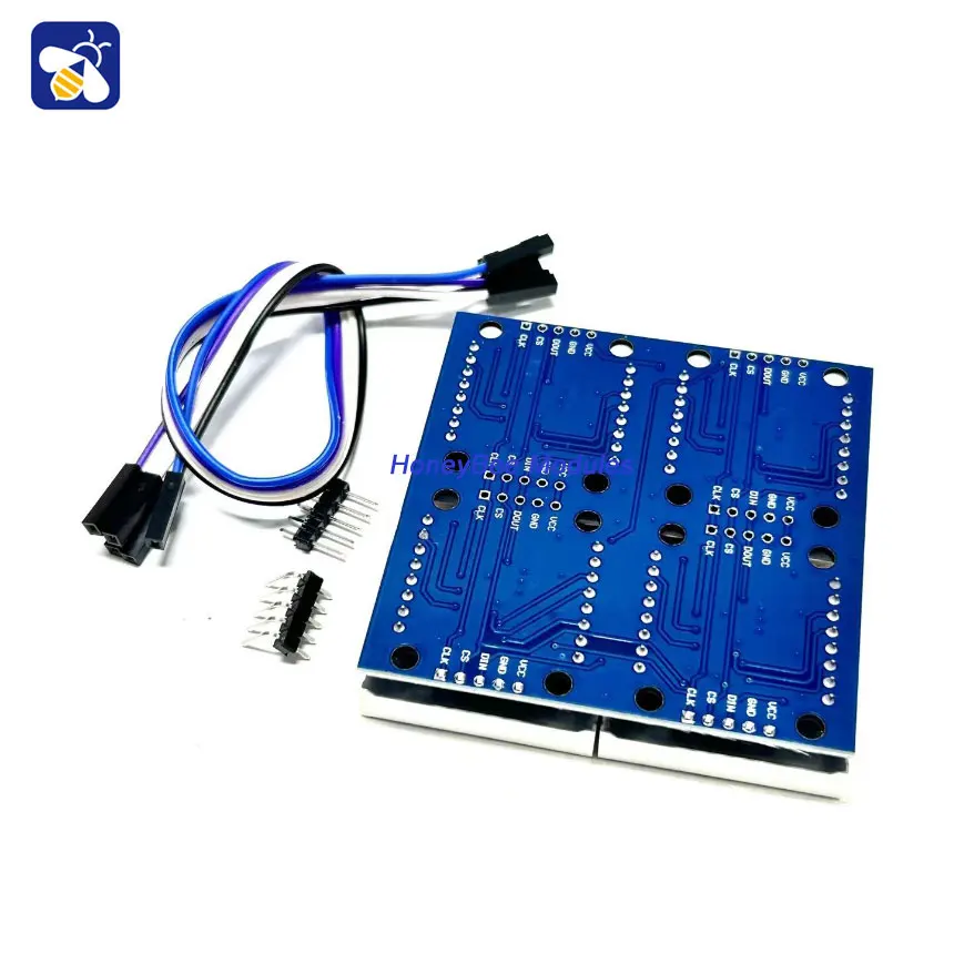 4-Bit Max7219 Dot Matrix Module Besturingsmodule Mcu Control Drive Led Display Module