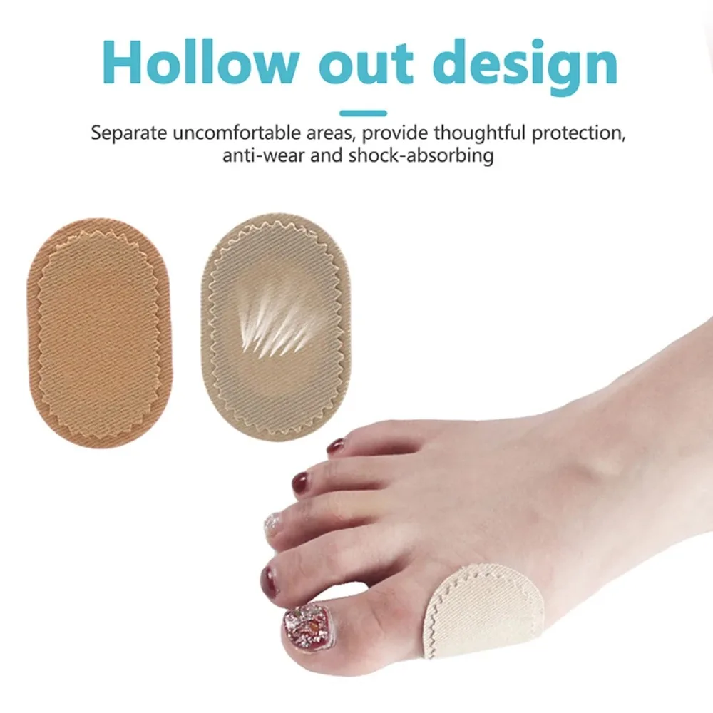 6pcs Anti Wear Pasting Toe Protector Chicken Eye Patch Invisible Patches Heel Protector Cushion Pad Toe Heel Protector Foot Care