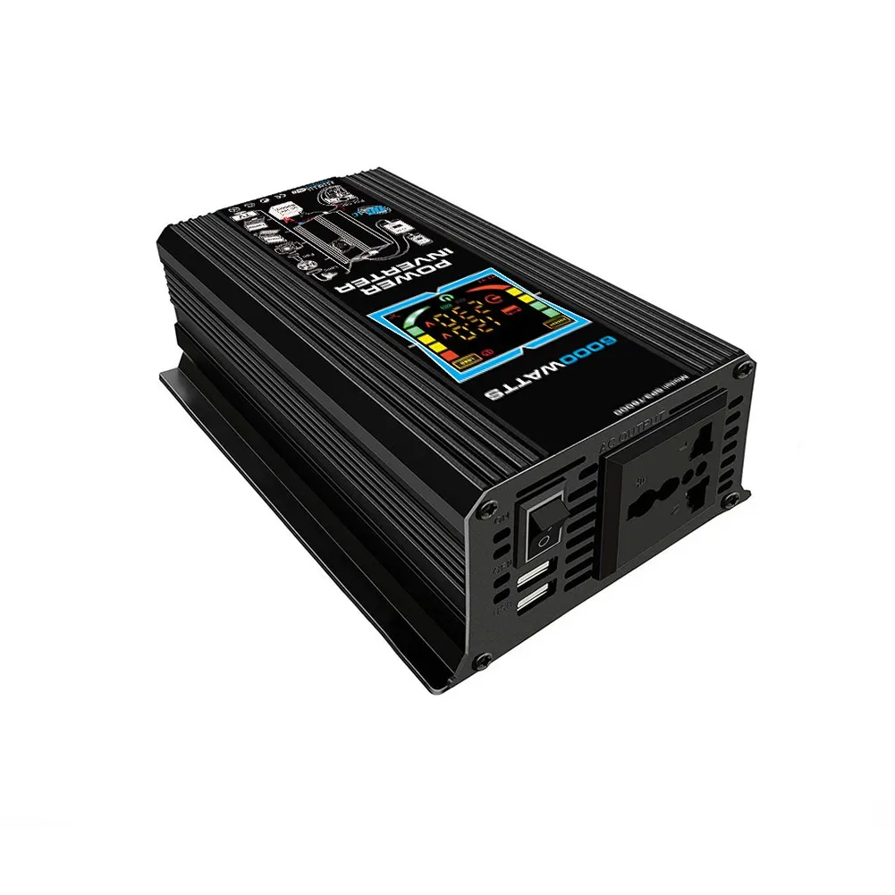 Quick Installation Car Power Inverter  1000W Vehicle Inverter Lightweight  High Conversion Efficiency  Suitable for 12V Voltage