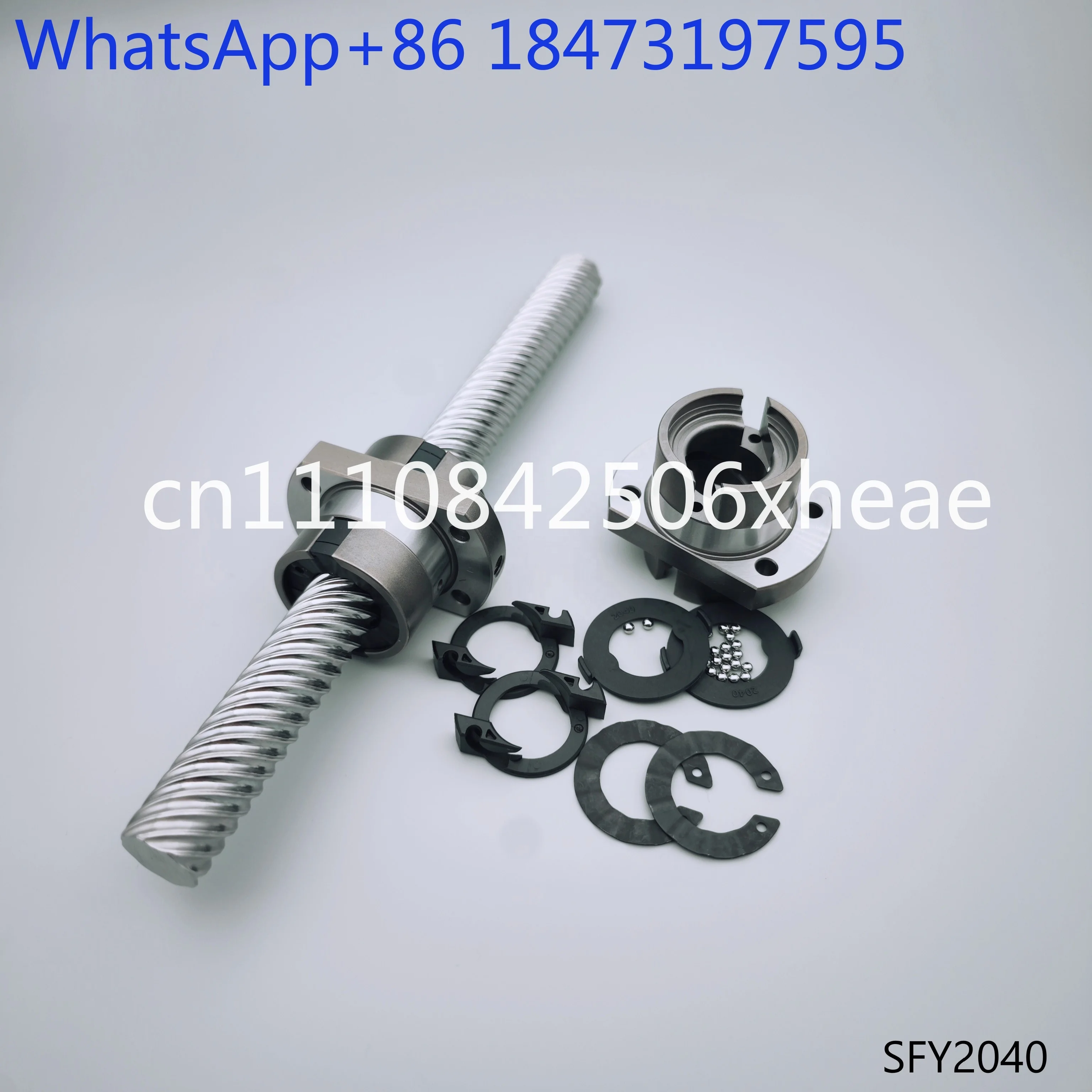 Metal Flange Double Ball Screw SFY1632 2040 3264 4080 Large Ball Screw