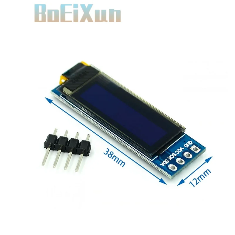 

0.91 inch OLED module 0.91" Blue White OLED 128X32 OLED LCD LED Display Module 0.91" IIC Communicate