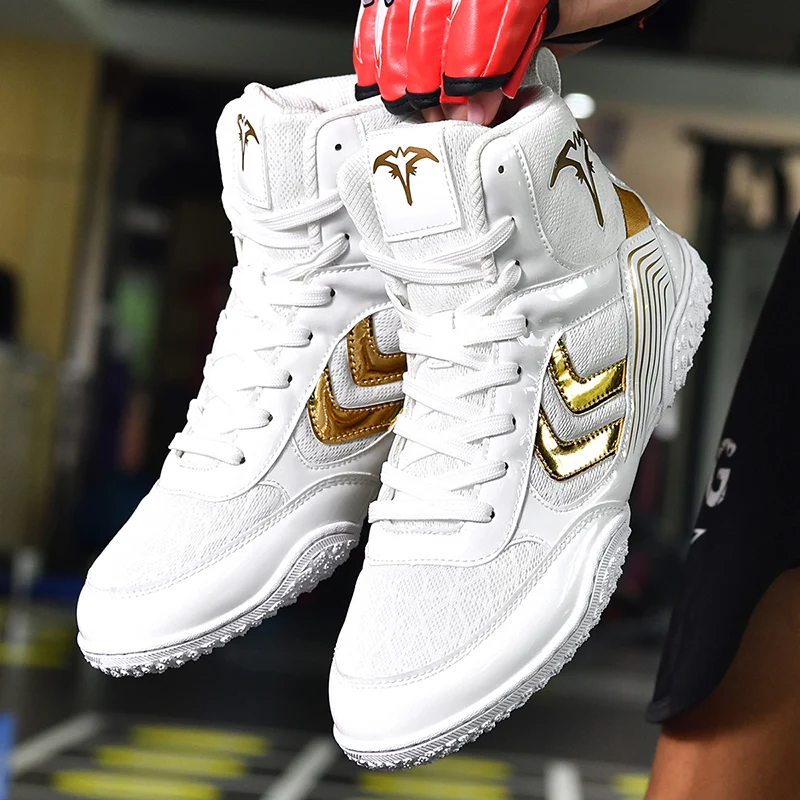

Original Brand Professional Unisex Wrestling Shoe Competition Sport Boxing Fighting Boots Top Quality Breath Gym Training Shoe