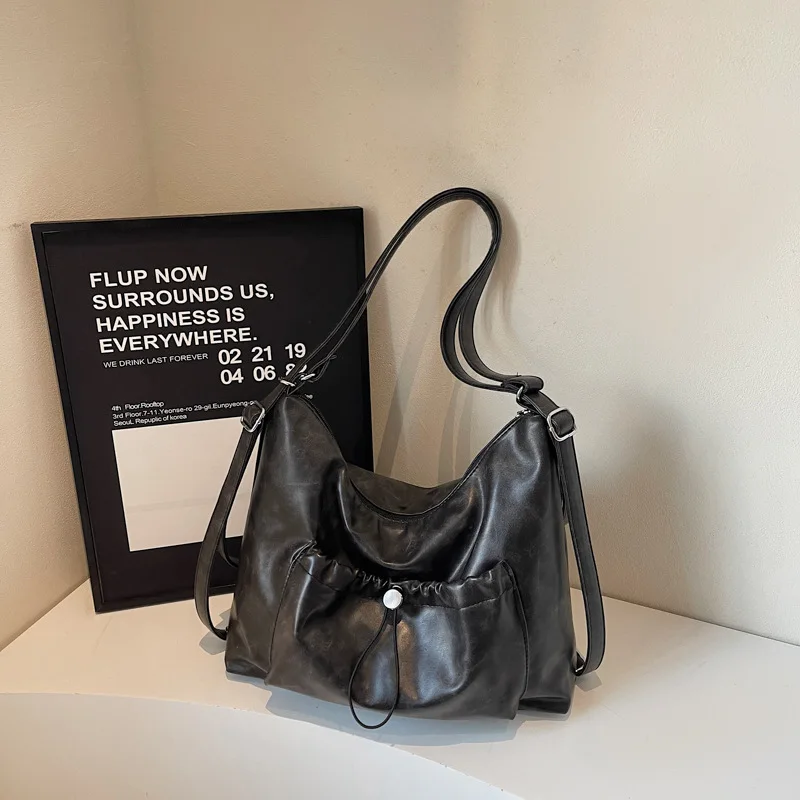 Женская нейлоновая сумка через плечо большой вместимости 2025 года с регулируемым ремешком и внутренним карманом для ежедневных поездок, путешествий и прогулок ​