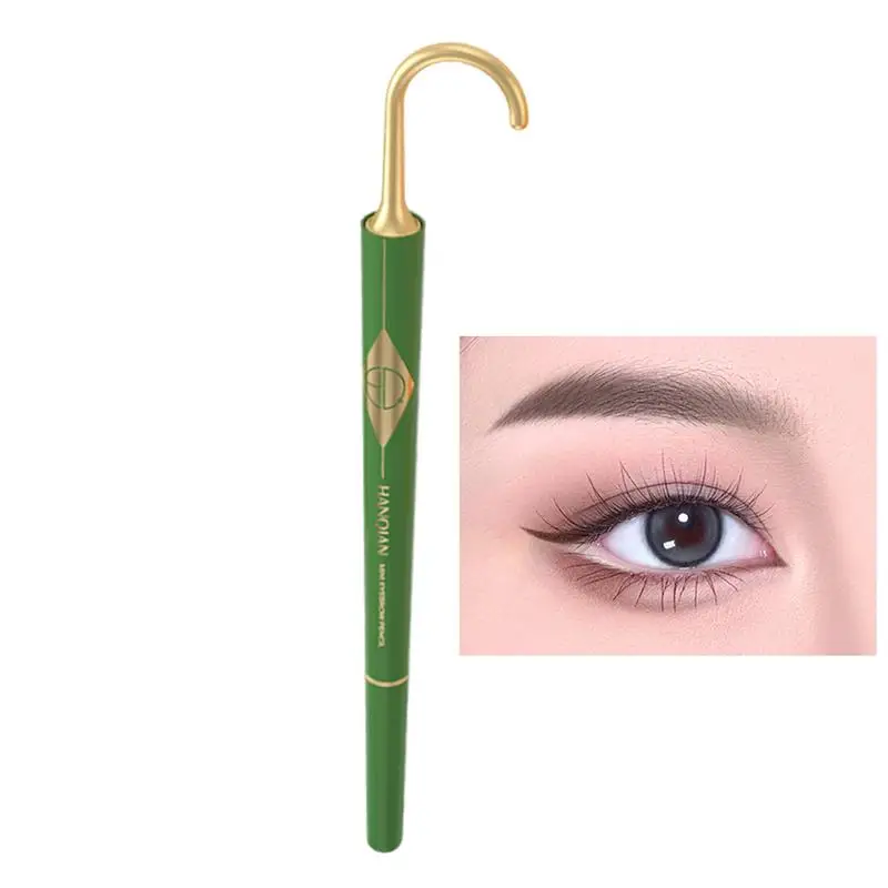 Lápiz cosmético para cejas, pluma potenciadora de cejas, resistente al agua, tatuaje de cejas de doble cabeza, maquillaje Natural de larga duración, lápiz para cejas