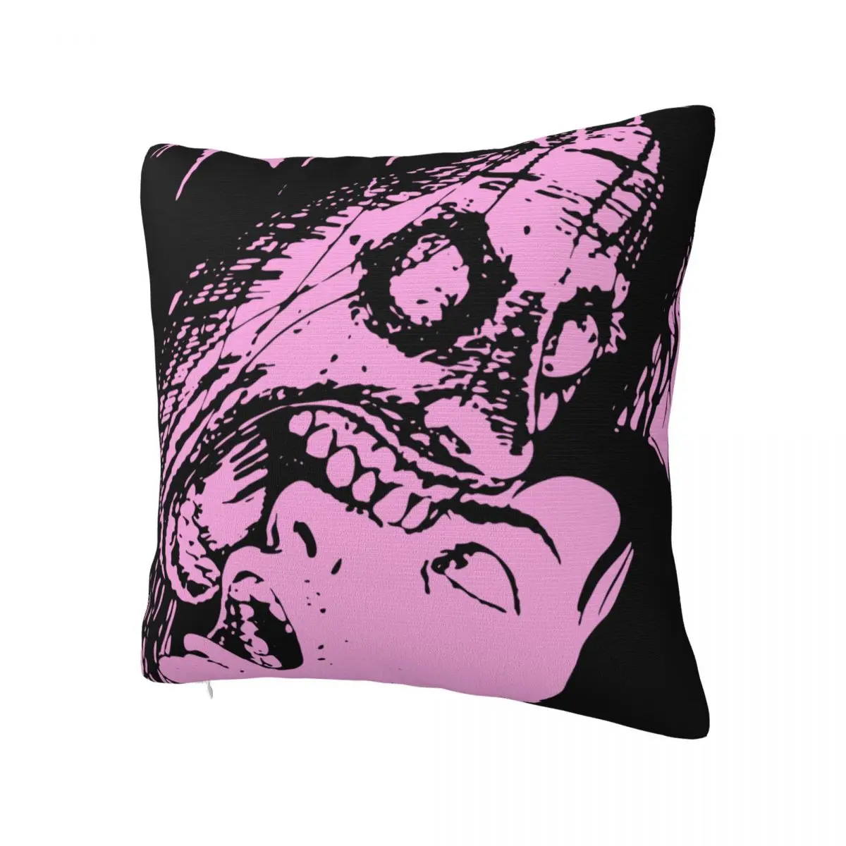 Horror Japanese Manga Zombie Pillowcase Printing Polyester Cushion Cover Decor Junji Ito Pillow Case Cover Bed Zipper 45X45cm