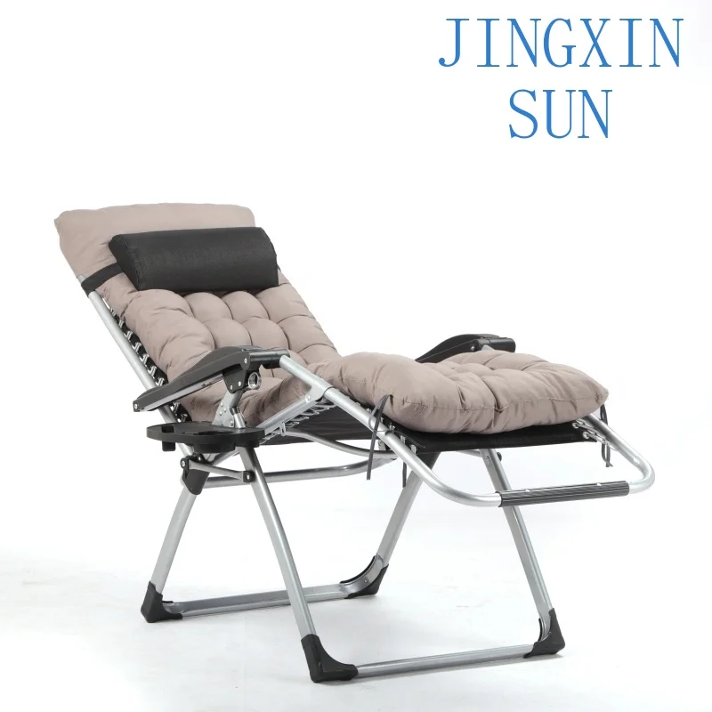 Sun Lounge Outdoor Metal Iron Handel Folding Lawn Recliner Folding Garden Chair
