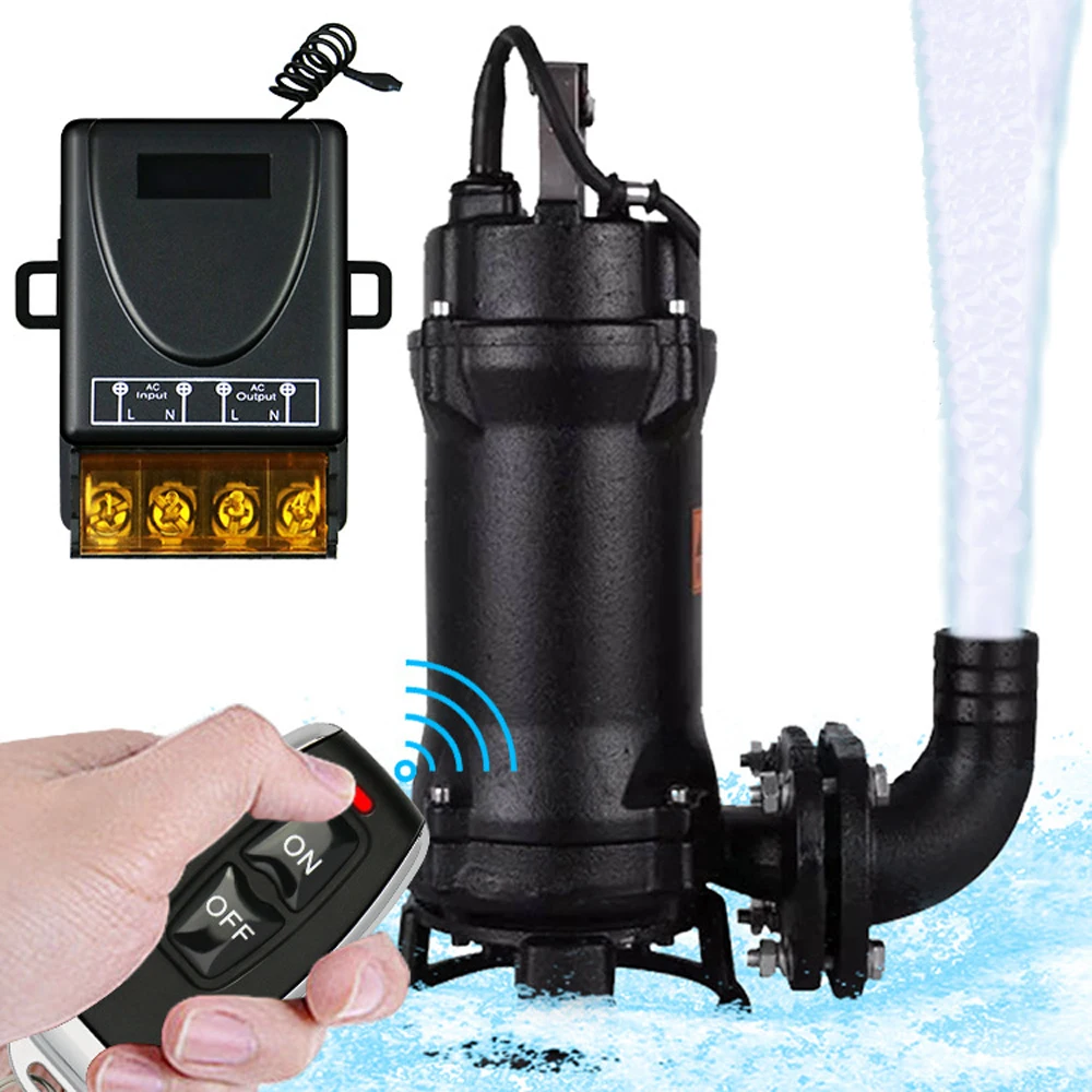 

433MHz Remote Control Switch Wireless AC90-265V 30A Smart Light ON/OFF Transmitter Keyfob Home for Fan Ceiling Lamp