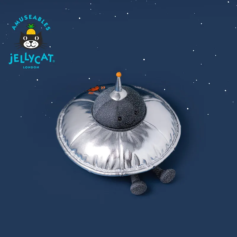 

Оригинальная плюшевая игрушка Jellycat Amuseables Jellysaucer 2026 SS из Великобритании, новинка, супермягкая, милая, очаровательный подарок для детей