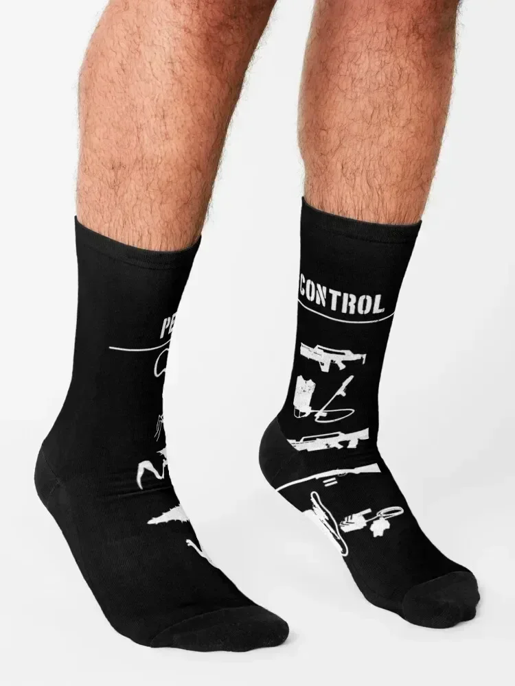 Pest Control - alternate Socks warm winter floral man heated Ladies Socks Men's