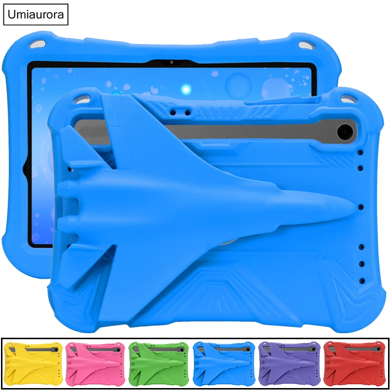 For Samsung Tab S7+ S8 S9 FE Plus 12.4 inch SM-X810 SM-X610 X710 X510 T970 Tablet Case Full Body Kids EVA Stand Shockproof Cover