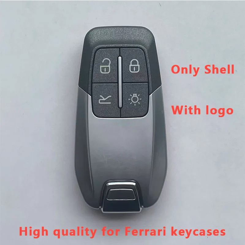 

High Quality Best Luxury Smart Key Shell For Ferrari 458 588 488GTB LaFerrari 2014-2020 Repalce remote cover with Log0 CS094004