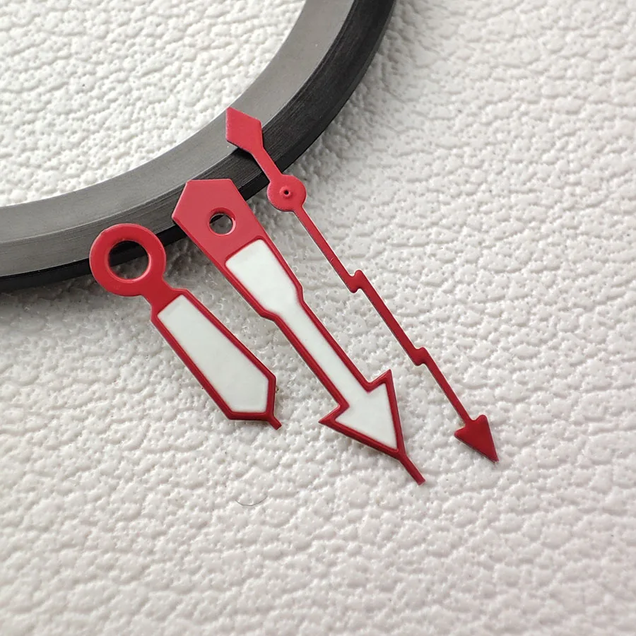 NH35 Hands Green Luminous Hands Red Blue Green Edges Hands Watch Accessories A147 For NH34  NH36 NH38 NH70 Movement