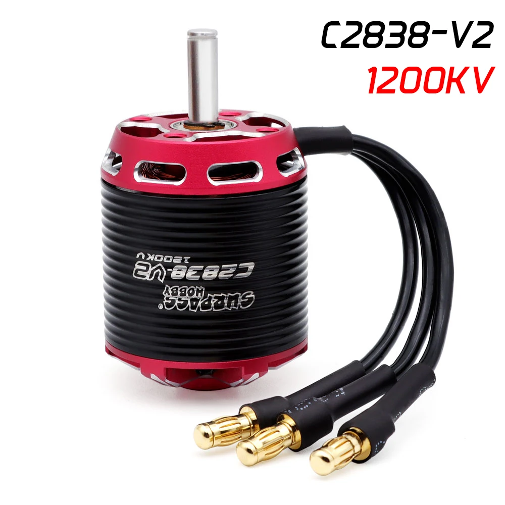OVERTREFFEN HOBBY RC Borstelloze Motor Outrunner C28/C35/C42/C50 Serie Flier V2 14 Polen CNC voor Alle Vaste Vleugelvliegtuigen Model - afbeelding 1