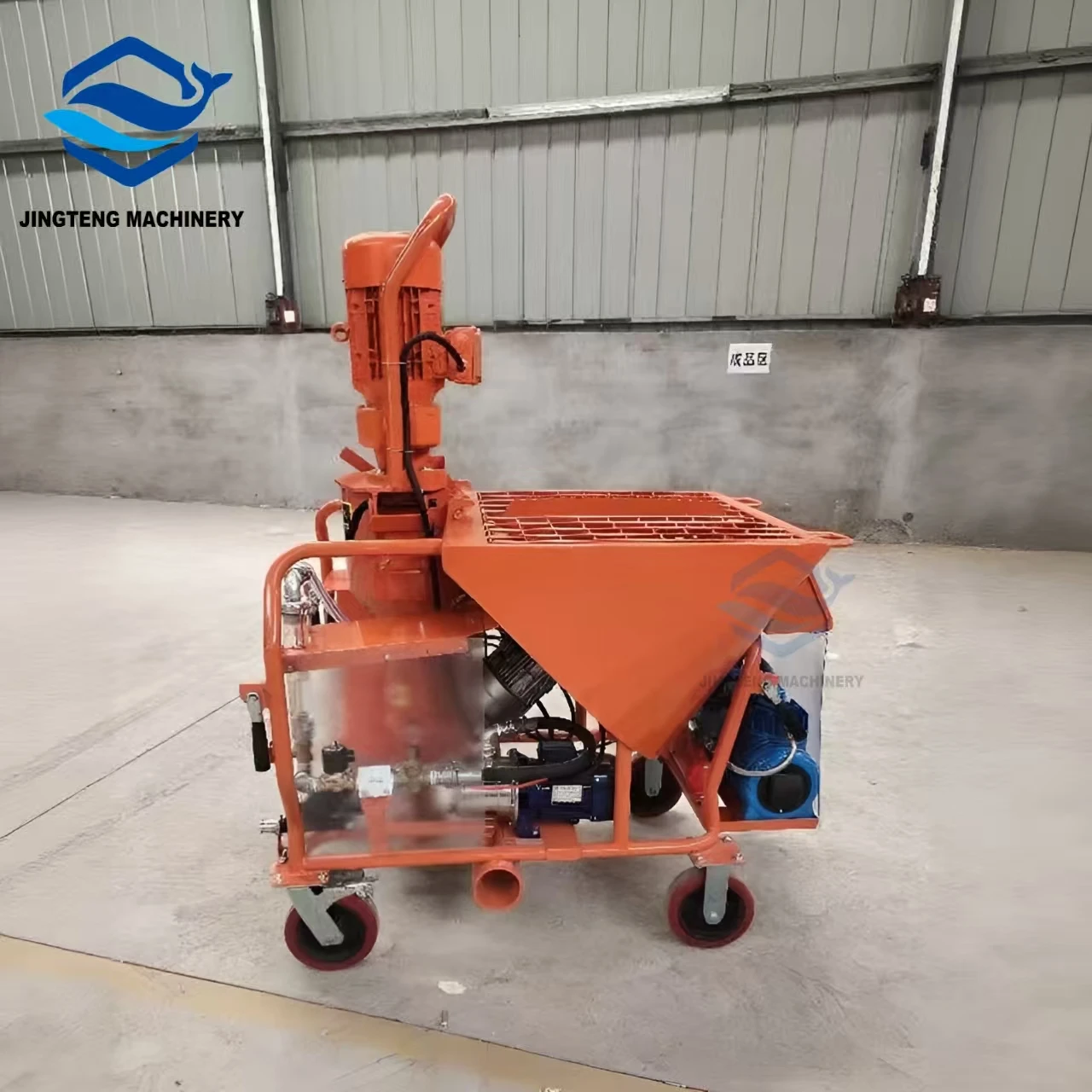 

High Efficiency Mortar Spray Machine Pump-Powered Gypsum Spraying Machine for Interior Wall Finishing