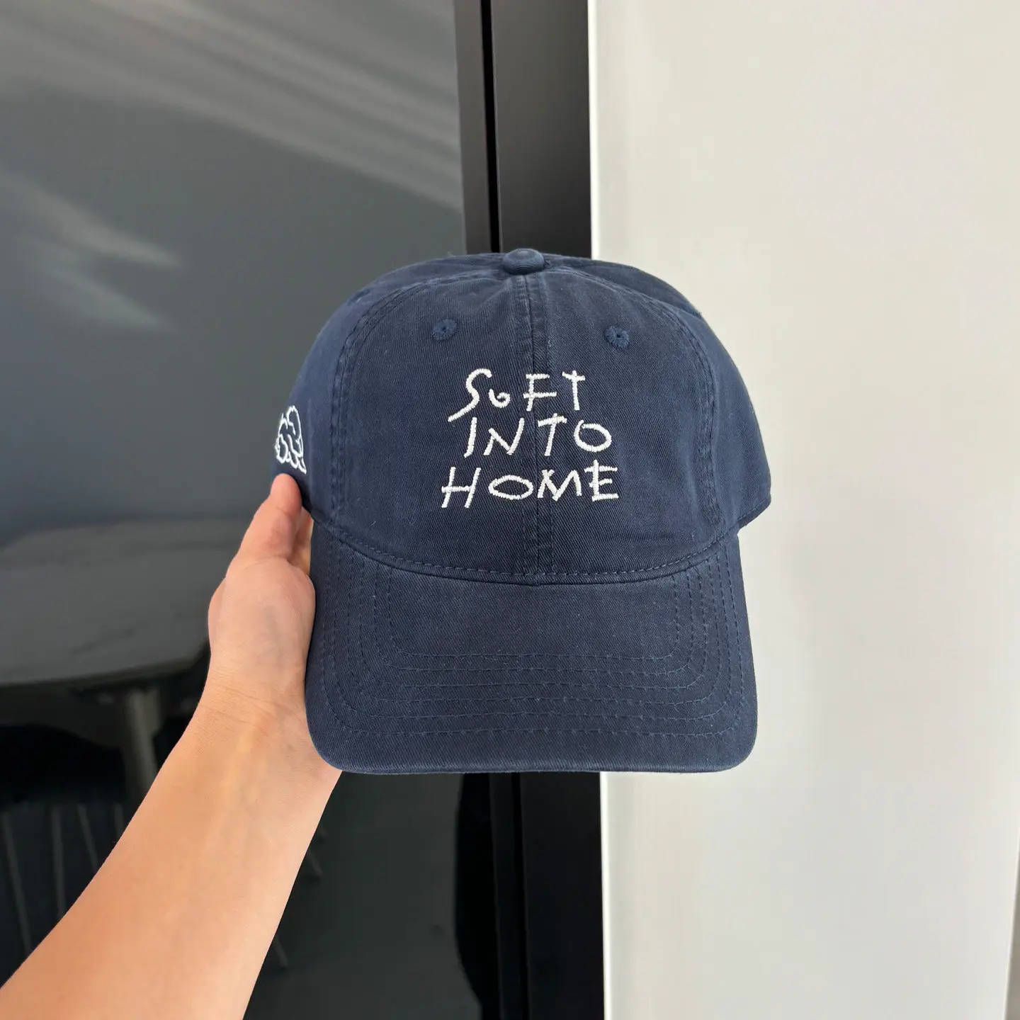 Czapka z daszkiem męska damska, miękka czapka typu dad hat z haftem, vintage unisex regulowana czapka przeciwsłoneczna, codzienna czapka streetwear