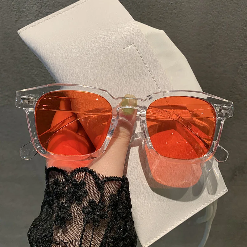 Nowe Unisexowe Prostokątne Okulary Przeciwsłoneczne Vintage 2023 Modny Design Retro Okulary Damskie Kocie Oko Casualowe Gogle UV400