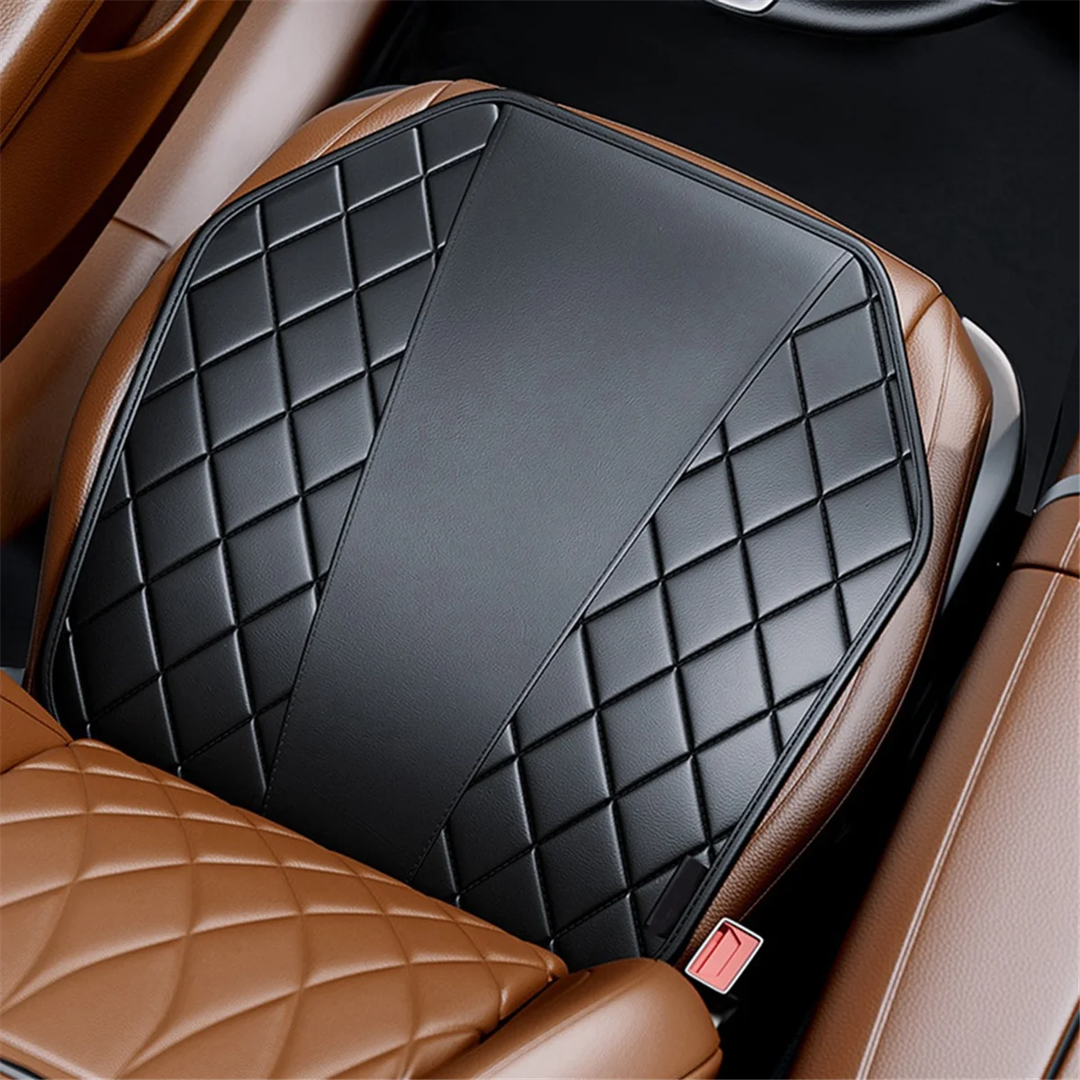 Car Seat Protector Cover Universal Leather Driver'S Single Piece Seat Butt Cushion Auto Seat Pad Interior Supplier