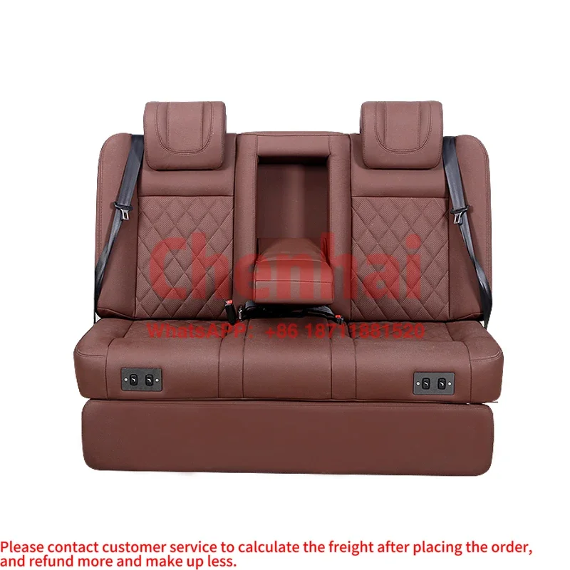 CustomizedJYJX019 Luxury Leather Auto Seat Van Conversion Motorhome Sofa Bed Seat Sprinter