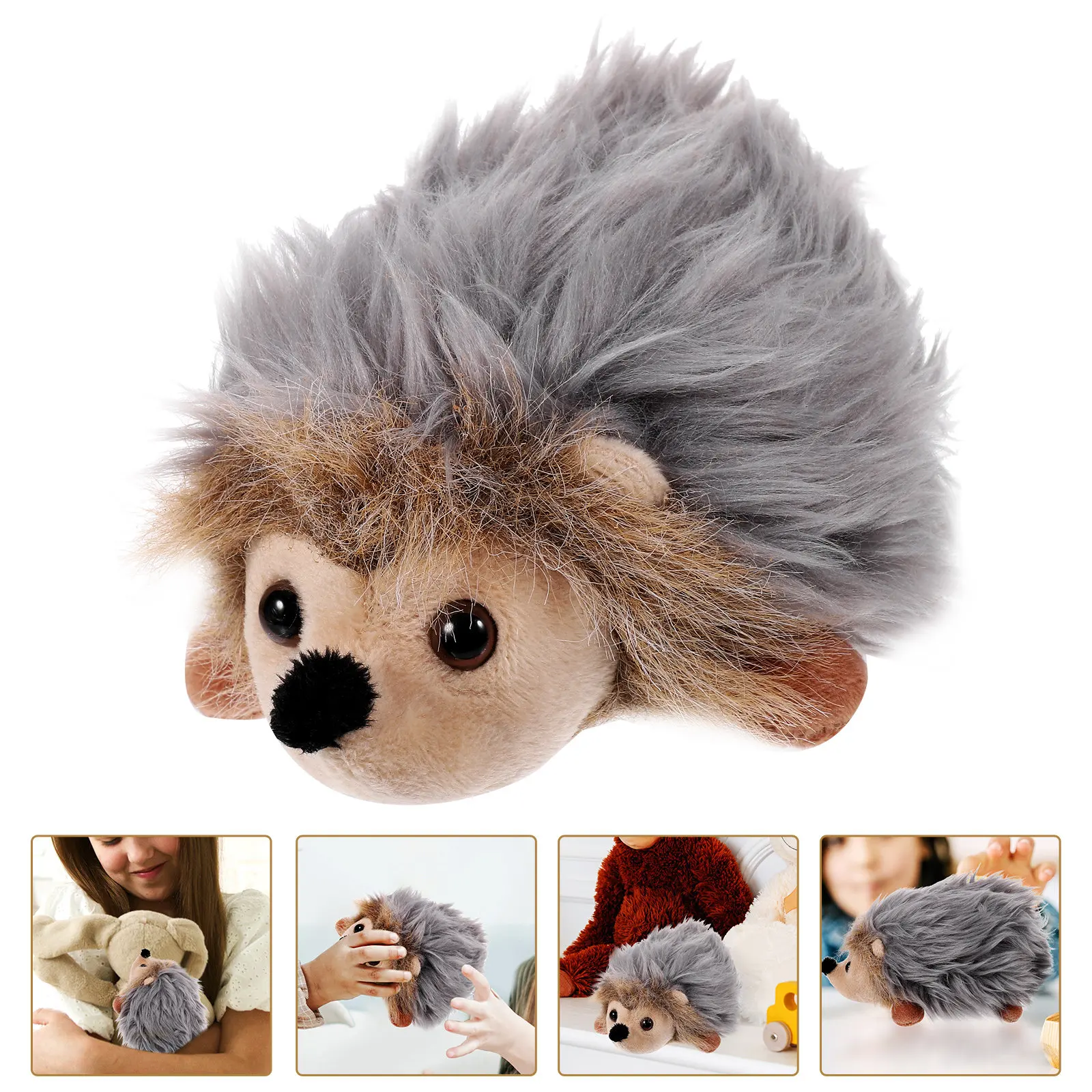 

Милый плюшевый ежик: мягкая и удобная игрушка в мультяшном стиле для декора дома, детских спален, диванов, а также в качестве праздничного подарка