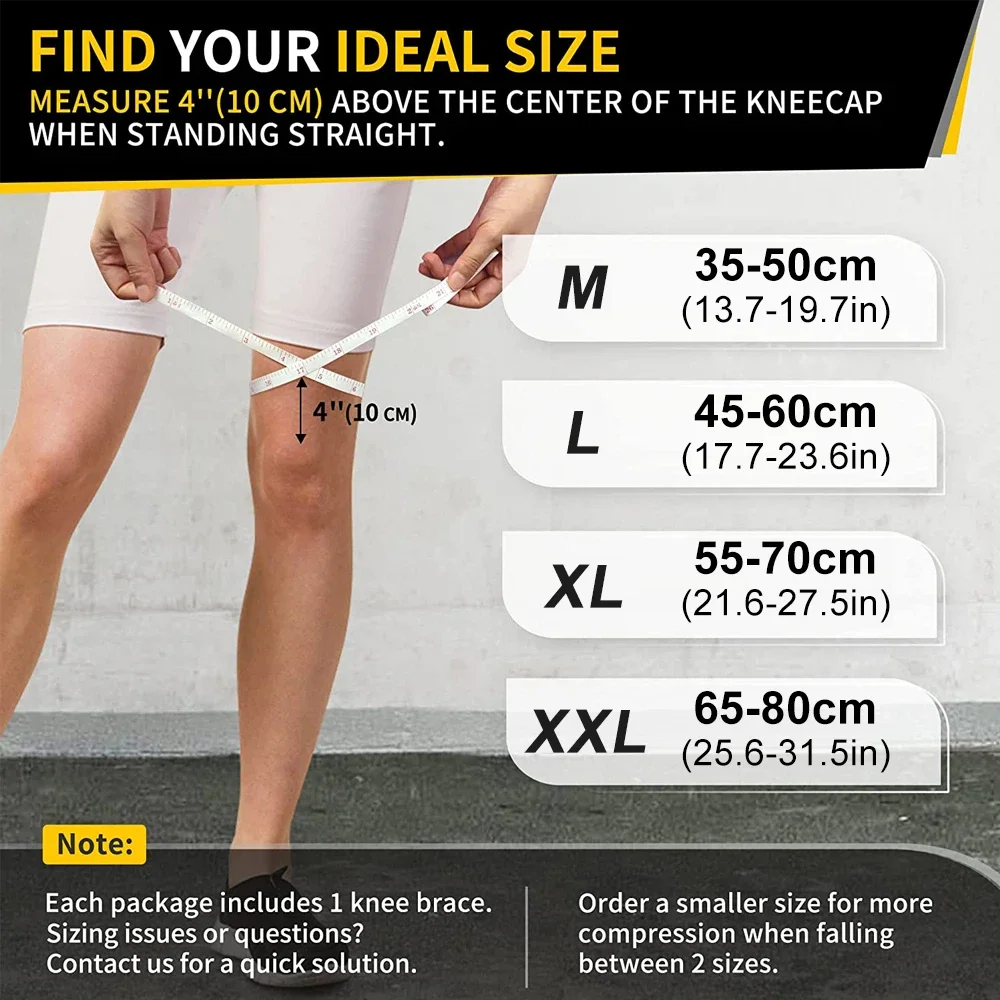 1Pcs Short Compression Knee Sleeve with EVA Pads, Anti-Collision Knee Brace for Basketball Volleyball Running Cycling