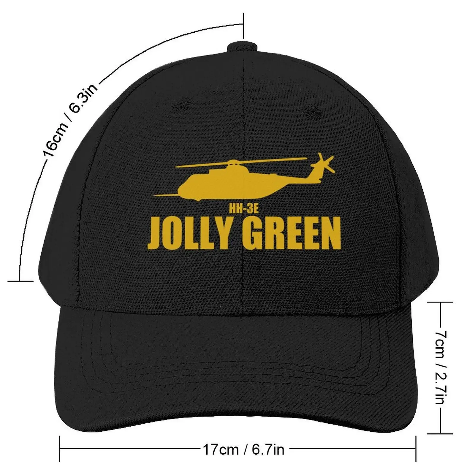 HH-3E Jolly Green Baseball Cap Hood Icon fishing hat Christmas Hat Luxury Woman Men's