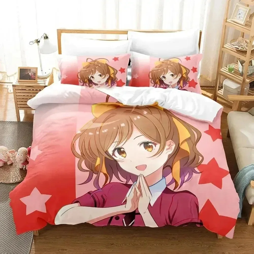 

3D Print Anime SELECTION PROJECT Bedding Set Duvet Cover Bed Set Quilt Cover Pillowcase Comforter king Queen Size Boys Adult