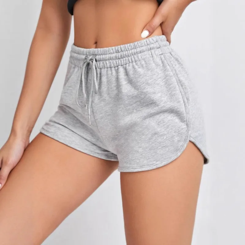 Women Beach Style Open Crotch Shorts Pants Hidden Zippers High Rise Fit Outdoor Easy Nightout Crotchless Casual Lounge Bottoms